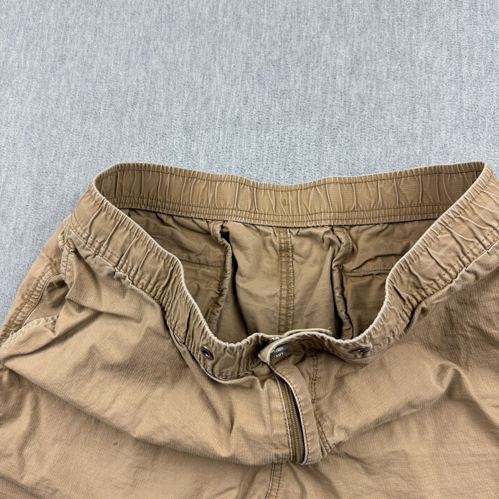 Vuori Shorts Mens 32 Brown Elastic Waist Utility Outdoor Hiking Trail Running - Picture 3 of 13